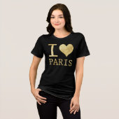 J'ADORE PARIS FAUX PARTIES SCINTILLANT T-SHIRTS (Recto plein)