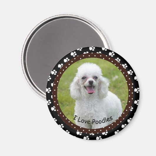 J'adore Poodles Magnet (Recto/Verso)