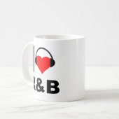 J'adore R&B Mug Drôle (Devant gauche)