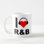 J'adore R&B Mug Drôle (Gauche)