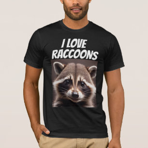 J'adore Raccoons Raccoon Lover T-Shirts