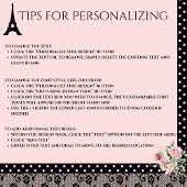 J'adore Roze en Zwart Paris Chic Canvas tas