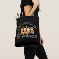 J'adore Sac fourre-tout Citrouille Spice Drices