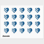 J'adore Snowflakes - autocollants (Feuille)