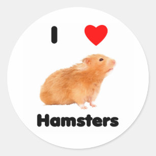J'adore Sticker hamsters