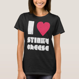 J'adore Stinky Cheese DIstress Tshirt
