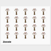 J'adore tout le chocolat ! Stickers amusants (Feuille)