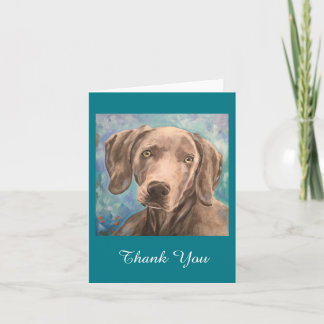 "Jaeger" - Weimaraner Carte pour notes