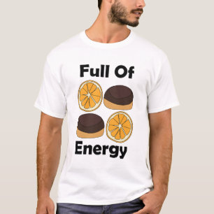 Jaffa Chocolade Sinaasappel Cake Vol Energie T-shirt