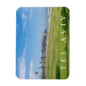 Jaffa gezien vanaf Tel Aviv koelkast magneet (Verticaal)