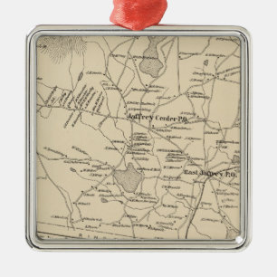 Jaffrey, Cheshire Co Metalen Ornament