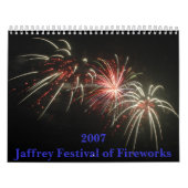 Jaffrey Festival of Fireworks in 2007 Kalender (Hoes)