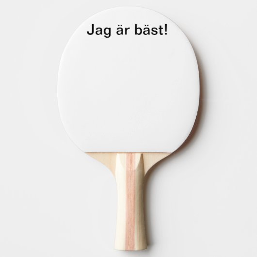 Jag är bäst! tafeltennisbatje (Voorkant)