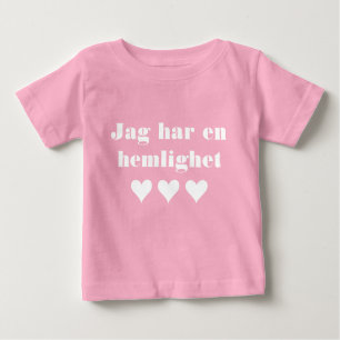 Jag ska bli storasyster bébé T-shirt