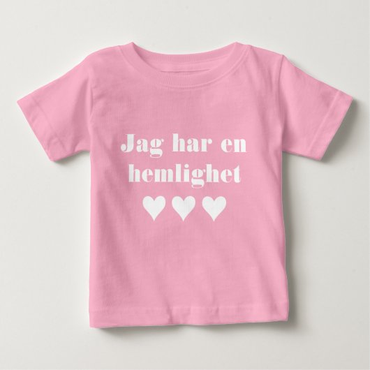 Jag ska bli storasyster bébé T-shirt (Devant)