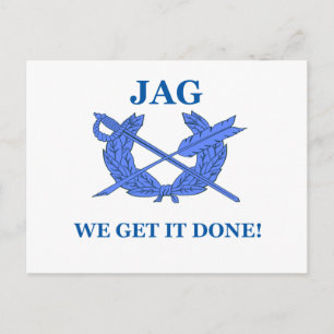 Jag, we doen het. briefkaart