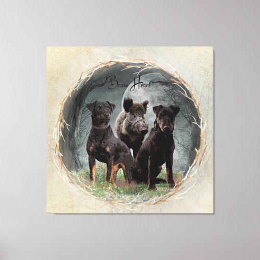 Jagdanger, dappere poster acryl canvas afdruk (Voorkant)
