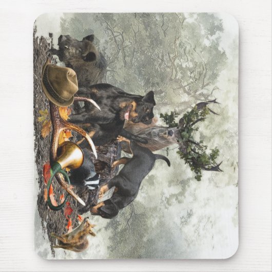 Jagdanger, Duitse jaagterger Muismat (Voorkant)