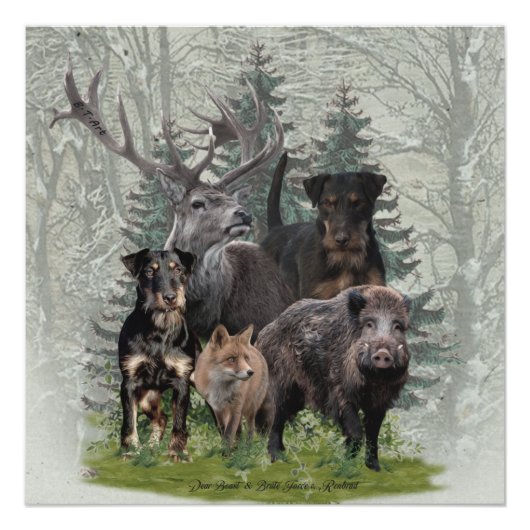 Jagdanger, Duitse jaagterger Perfect Poster (Voorkant)