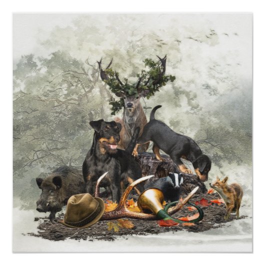 Jagdanger, Duitse jaagterger Perfect Poster (Voorkant)