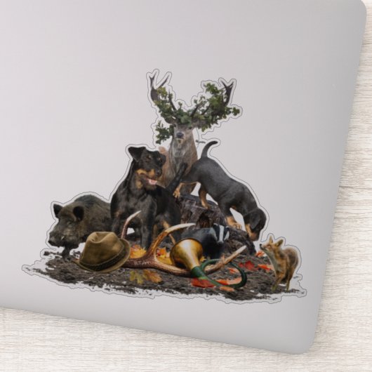 Jagdanger, Duitse jaagterger Sticker (Detail)