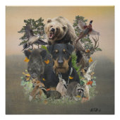 Jagdanger, Duitse jachttapestry Perfect Poster (Voorkant)