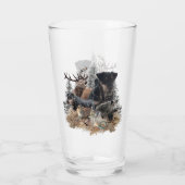 Jagdanger, German Hunting Terrier Glass Glas (Achterkant)