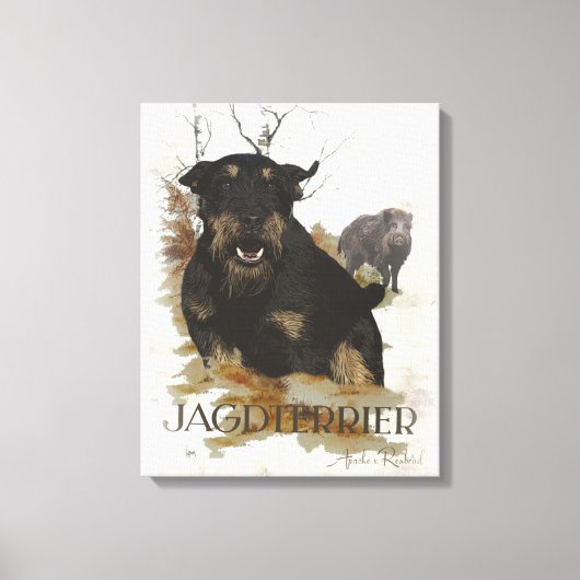 Jagdanger T-Shirt Coffee Mok Keramisch sieraad Canvas Afdruk (Voorkant)