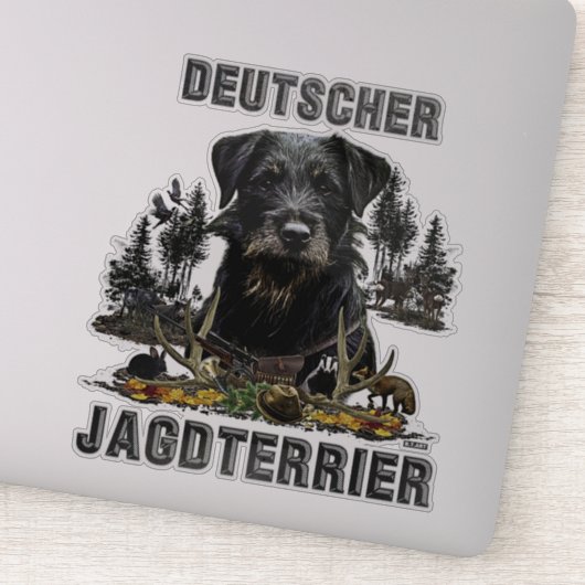 Jagdanger - veelzijdige jachthondensticker sticker (Detail)