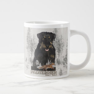 Jagddooder Dakota tegen Renbrad Faux Canvas Print  Extra Grote Beker