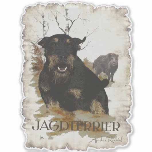 Jagddooder Sticker (Voorkant)