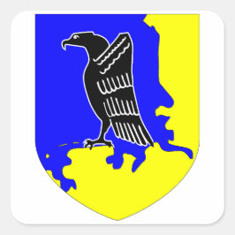 Jagdgeschwader 1 (JG 1) Oesau Stab I Insignia Vierkante Sticker