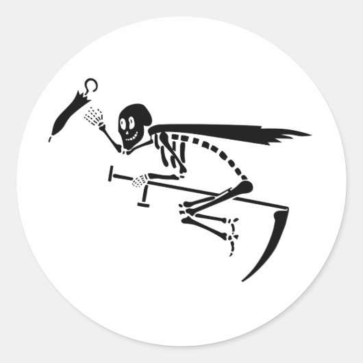 Jagdgeschwader 77 Herz 4.Staffel Ronde Sticker (Voorkant)