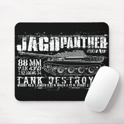 Jagdpanther Mousepad Muismat (Met muis)