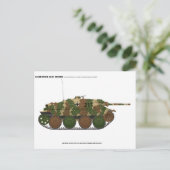Jagdpanzer 38(t) Hetzer in "ambush" camouflage Briefkaart (Staand voorkant)