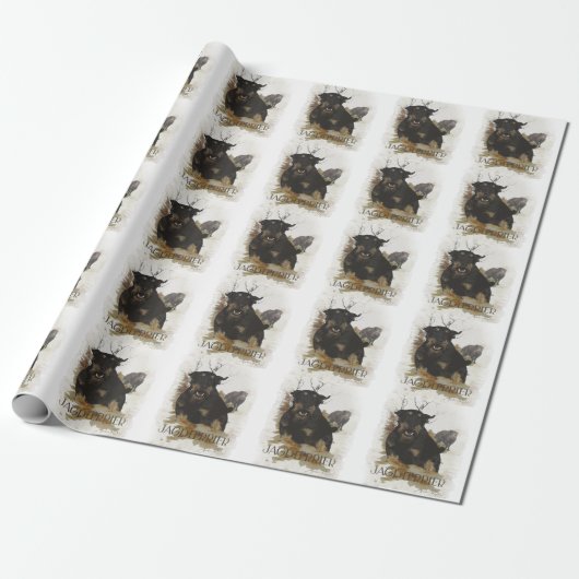 Jagdterrier  cadeaupapier (Uitgerold)