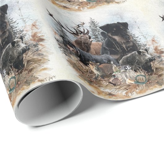 Jagdterrier cadeaupapier (Rol Hoek)
