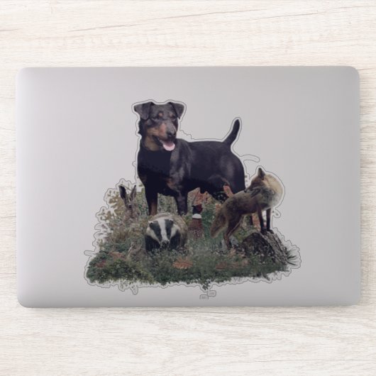 Jagdterrier, Chasse Allemande Sticker Terrier (Ordinateur)