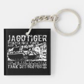 JAGDTIGER Acrylische Sleutelhanger (Achterkant)