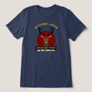 Jagen als een hert Tri-Blend shirt
