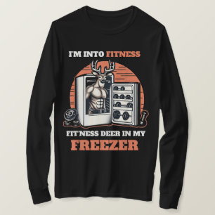Jagen Ik ben in Fitness Herten Vriezer Grappige Ja T-shirt
