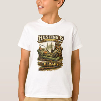 Jagen is goedkoper dan therapie t-shirt