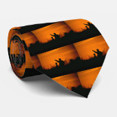 Jagen met papa stropdas (Opgerold)