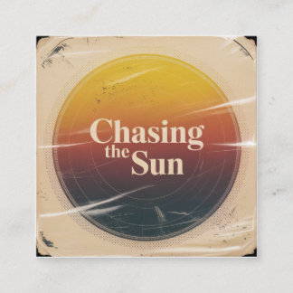 Jagen naar de Zon Contactkaartje