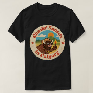 Jagen naar zonsondergangen_ geïnspireerd door Calg T-shirt