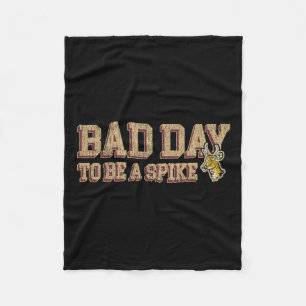 Jagen op Byd Day om een spikke grappige herten te Fleece Deken