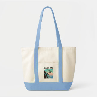 Jagen op de wind tote bag