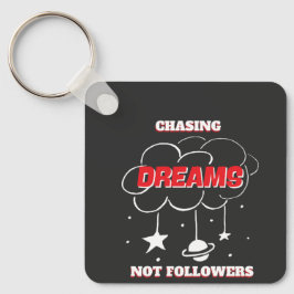 JAGEN OP DROMEN NIET BLOEMEN NIEUW BESTE SLEUTELHANGER