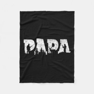 Jagen Papa Jagen Mannen Vaderdag Fleece Deken