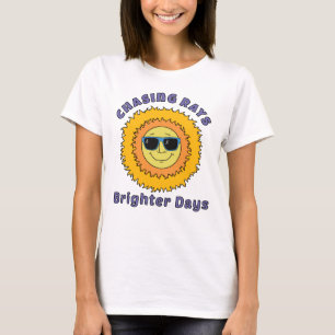 Jagen van stralen t-shirt